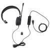 Phone Headset USB Plug Monaural Support USB To USB C 3.5mm Connector Customer Service Headphone