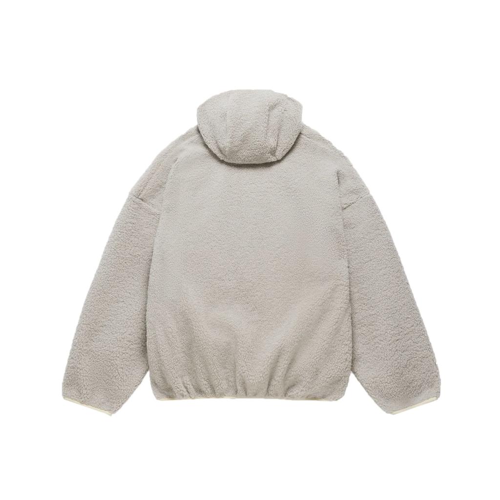 adidas X Fear of God Athletics Hike флисовая толстовка с капюшоном Sesame мужские топы белые IM6074