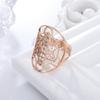 Ayatul Kursi Scripture Open Ring Quran Islamic Muslim Adjustable Ring Arabic Language Jewelry for Women Birthday Gift