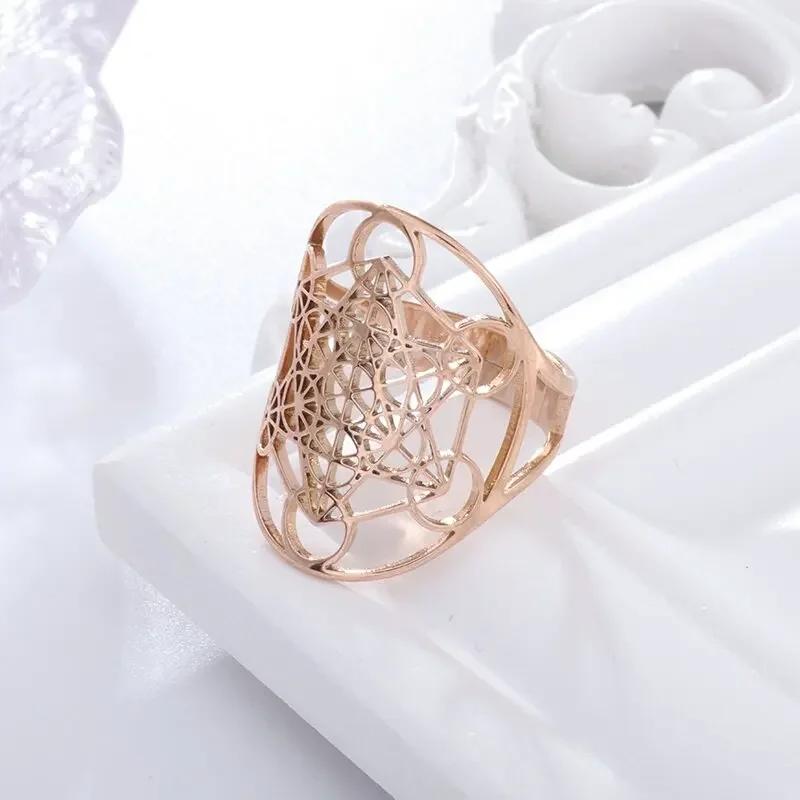 Ayatul Kursi Scripture Open Ring Quran Islamic Muslim Adjustable Ring Arabic Language Jewelry for Women Birthday Gift