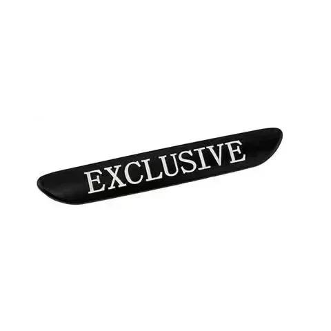 For Mercedes Benz 3D Metal EXCLUSIVE Side Fender Stickers Emblem Badge Car Styling Accessories for Mercedes Benz VITO C180 W205 W213 E300 E200 AMG