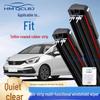 Универсальные бескаркасные двухслойные стеклоочистители для Honda Fit