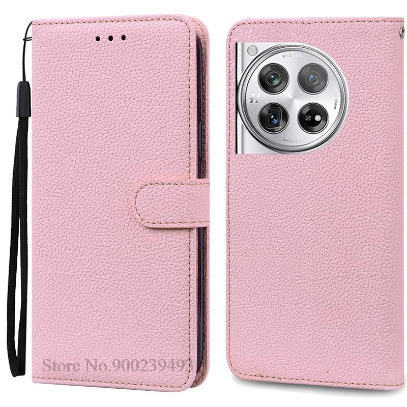 For Oneplus 12 Case Leather Wallet Flip Cover Phone Case For Oneplus 12 Coque Fundas For One Plus 12 Oneplus12 Phone Case Fundas