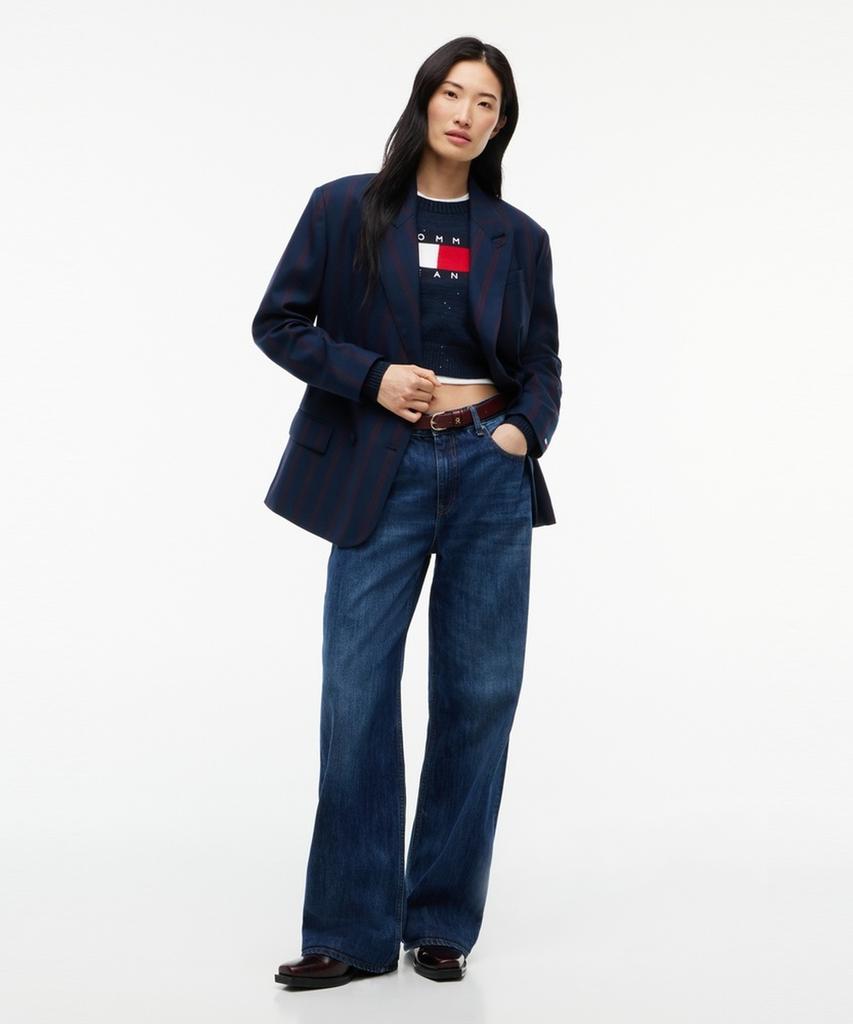 TOMMY JEANS Wool Blend Collegiate Blazer (T32G7Wjc41Twt1C1G)