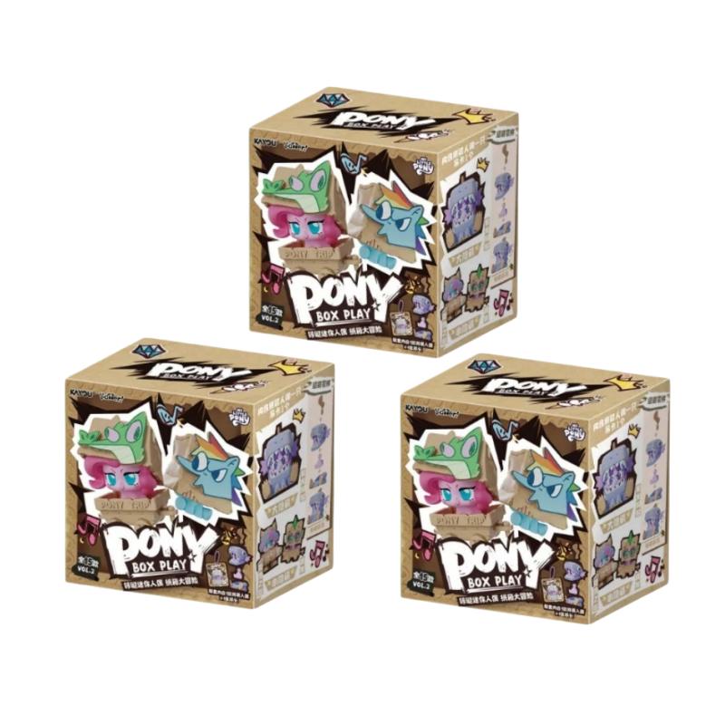 Новый My Little Pony Коробка-приключение для путешествий VOL.2 Мини-фигурка Настольное украшение Модель Игрушка Подарок на день рождения