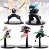 Anime Demon Slayer 12-20Cm Figure Nezuko Tanjirou Zenitsu Inosuke Kyoujurou Giyuu Kawaii Qposket Figural Pvc Model Toys Gift