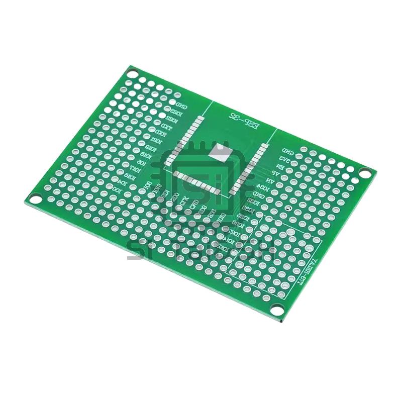 1/5PCS 5x7CM Double Side Prototype PCB Board Breadboard Protoshield For Arduino Relay ESP8266 WIFI ESP-12F ESP-12E ESP32 ESP32S