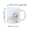 Poodle - cup with a dog, cheerful cup for a dog lover, personalized gift from the Art-Dog brand