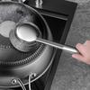 304 Stainless Steel Pot Brush Kitchen Special Pot Washing Steel Wool Ball Brush Long Handle Dish Cleaning Brush Pot Brush Tools