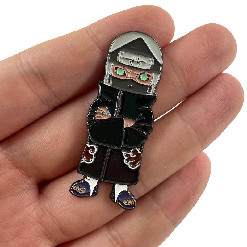 Брошь в стиле аниме Наруто Акацуки Дейдара Учиха Итачи брошь мультфильм металлический значок украшение для сумки