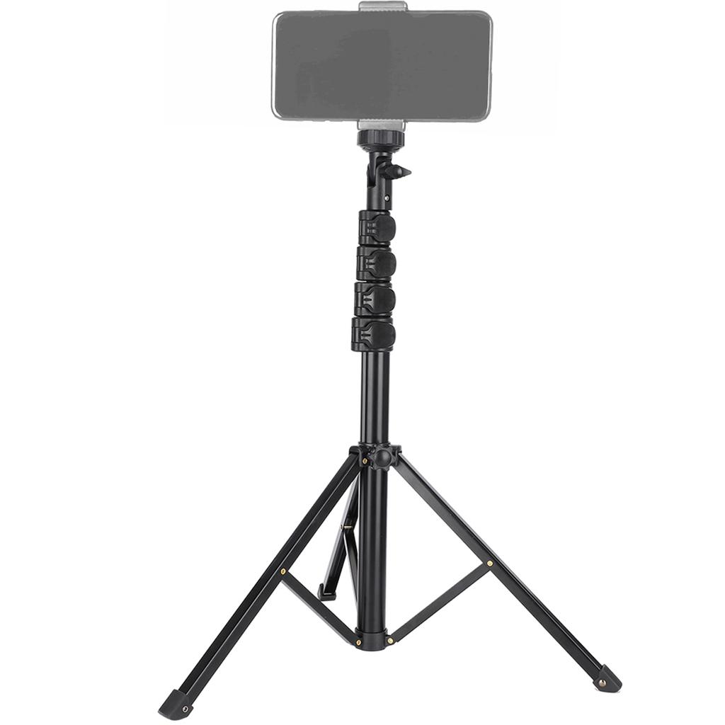 KINGJOY FL019 Алюминиевый сплав Черный Многофункциональный Регулируемый Мобильный телефон Прямой эфир Кронштейн Фото Штатив