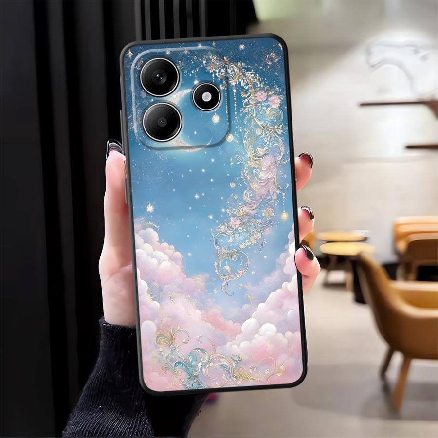 Чехол для Xiaomi Redmi Note 14 A1 12C 13C 10 13 Pro Plus A3 14C K80 A4 A5 9 8 7 12 11 Чехол для телефона A2 A1 K40 Простая бабочка