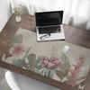 Anti-slip Vinyl Decorative Mat Floral Vintage Pattern 120x60 cm