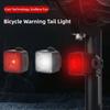 Quick Charging Bicycle Brake Tail Light High Brightness Cycling Accessories  Night Cycling