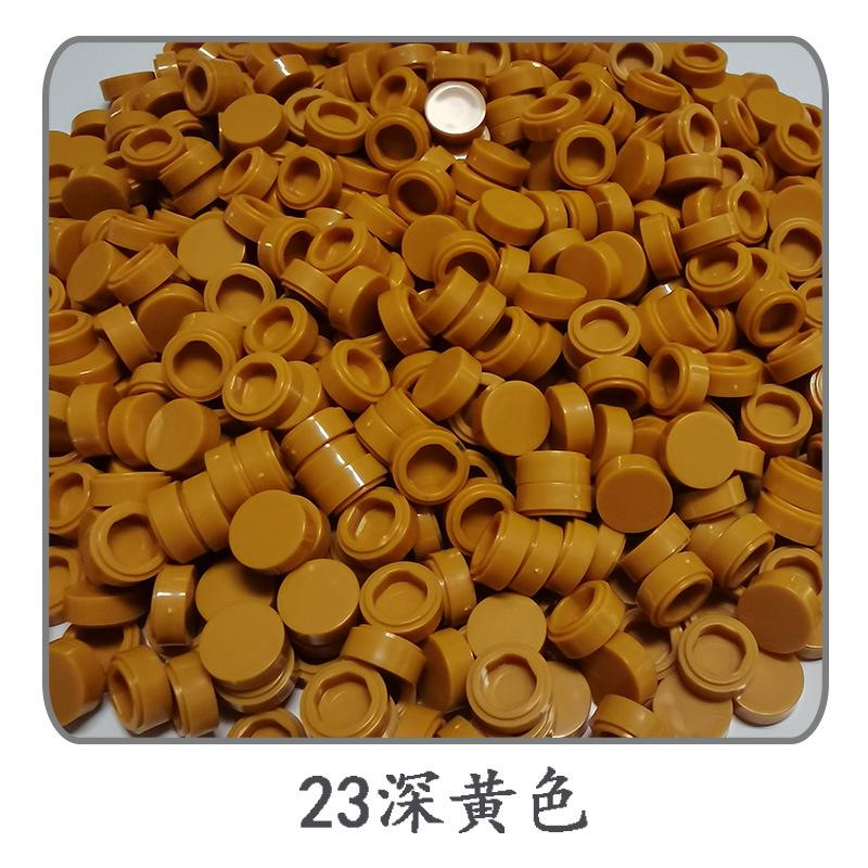 1000 шт./лот Плитка 1x1 Круглая 98138 Специальный Кирпичик MOC Строительный Блок Мелкие Частицы Кирпичики Детали Совместимые с 98138 LOGO Игрушки