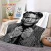 Мягкое фланелевое одеяло Mads Mikkelsen 3D Actor Star для кроватей, диванов, пикников, плед для отдыха на свежем воздухе, подарок