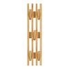 Portemanteau 5 crochets amovibles 14x60 cm en bambou naturel - DJEGA