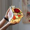 Color Tiffany Glass Pendant Light Industrial Loft Hanging Lamp Ceiling Chandelier Lighting Living Room Dining Kitchen Restaurant