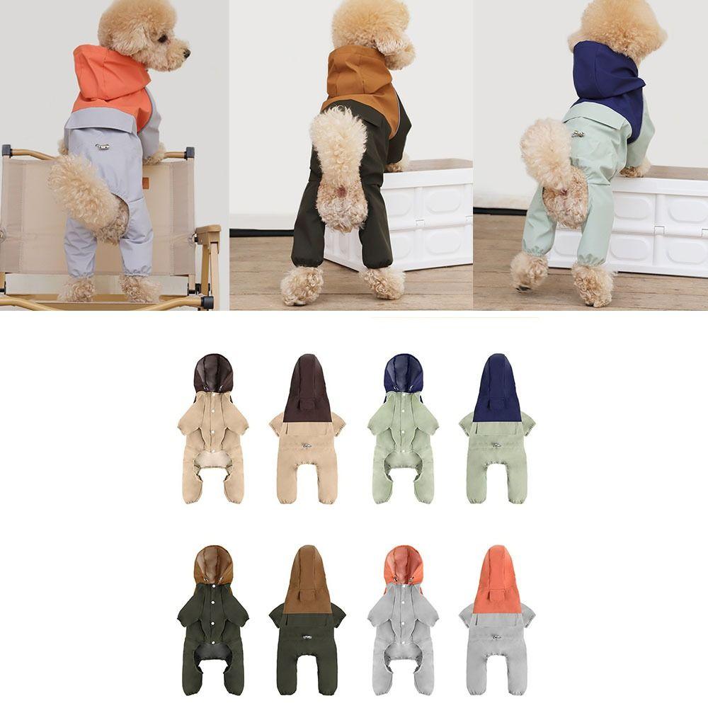 Breathable Dog Raincoat Reflective Assault Suit Pet Clothing Pet Rain Jacket for Dogs Pet