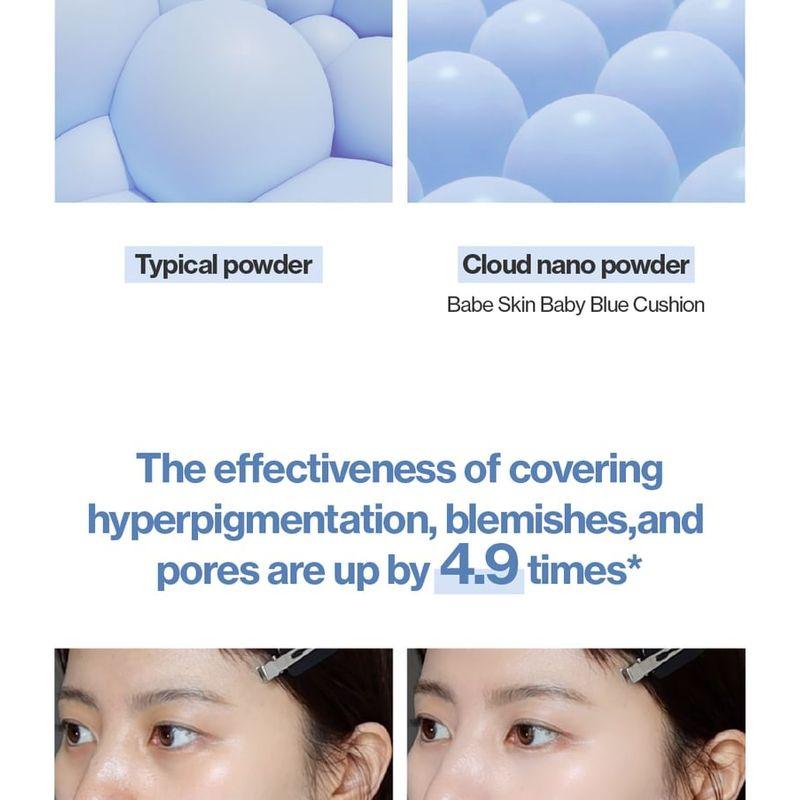 UNLEASHIA Babe Skin Baby Blue Cushion Сменный блок Re-Feel - 8 цветов