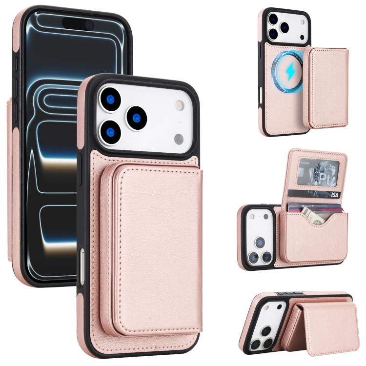 Retro Faux Leather Detachable Magnetic Wallet Bag RFID Blocking Phone Case