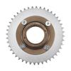 Precise 78Mm OD 4 Hole Toothless Flywheel + T8F 44T 54Mm Rear Chain Sprocket Fits For 43Cc 49Cc Mini Pocket Gas Scooter ATV