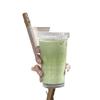 Кружки для кофе Молочная чашка Стеклянная кружка в полоску со straw Питьевая кружка Стакан для сока Стеклянный материал для любого случая