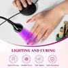 Портативная УФ-Лампа для Ногтей LED 5W/3W с Педалью для Ног Профессиональная Сушилка для Ногтей Регулируемая Головка Лампа для Сушки Ногтей Уход за Ногтями