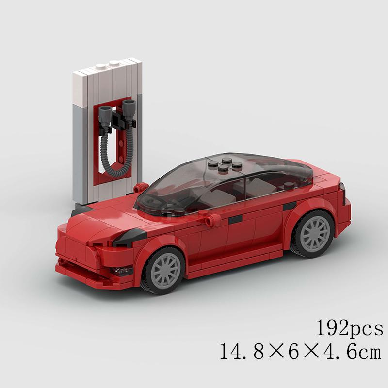 MOC Скорость Спорт Супер Гоночный Автомобиль Модель Строительные Блоки DIY Кирпичи Город Технический Ралли Отличный Гоночный Автомобиль Рождественский Подарок Игрушка