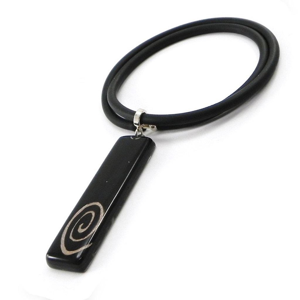 Les Trésors De Lily [D5399] — Дизайнерское колье «Dizzy», черный/бронзовый