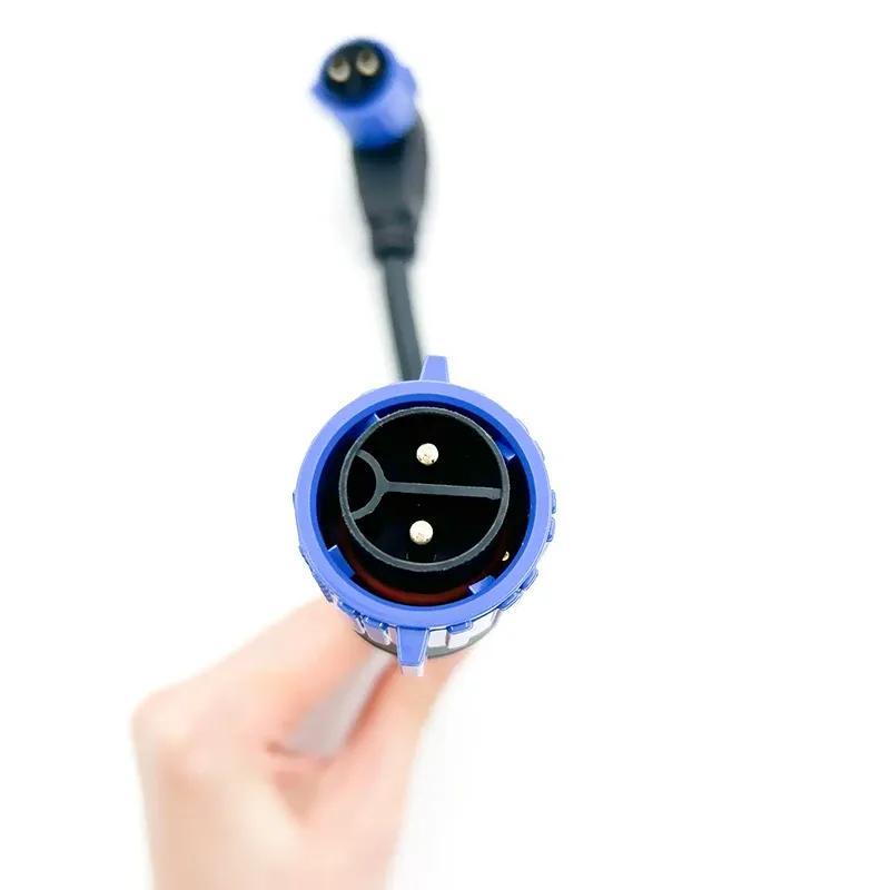 50A M25 Self-locking Waterproof Joint 2/3 Pin Plug Large Current 500V Male Female Socket Charge Connector Power Aviation Plug