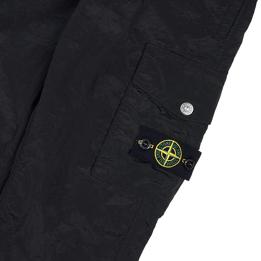 STONE ISLAND Детские повседневные брюки с эластичным поясом и манжетами с значком Детские брюки Черный 791630419-V0029