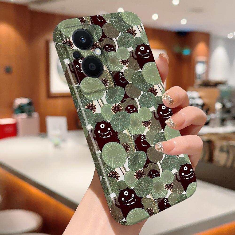 Универсальный чехол для телефона с пленкой, мультяшный модный дизайн, твердый корпус, полное покрытие камеры, противоударный защитный чехол для OPPO Realme OnePlus Infinix Tecno