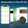 Толкающий массажер простаты анальный вибратор управление через приложение анальная пробка сильная присоска анальный дилдо мастурбатор секс-игрушки для пар