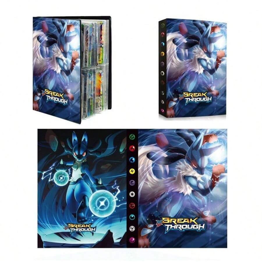 240 Card Album Book Game Card Holder Binder VMAX Game Card Collection Toys Gift (No Cards Included)