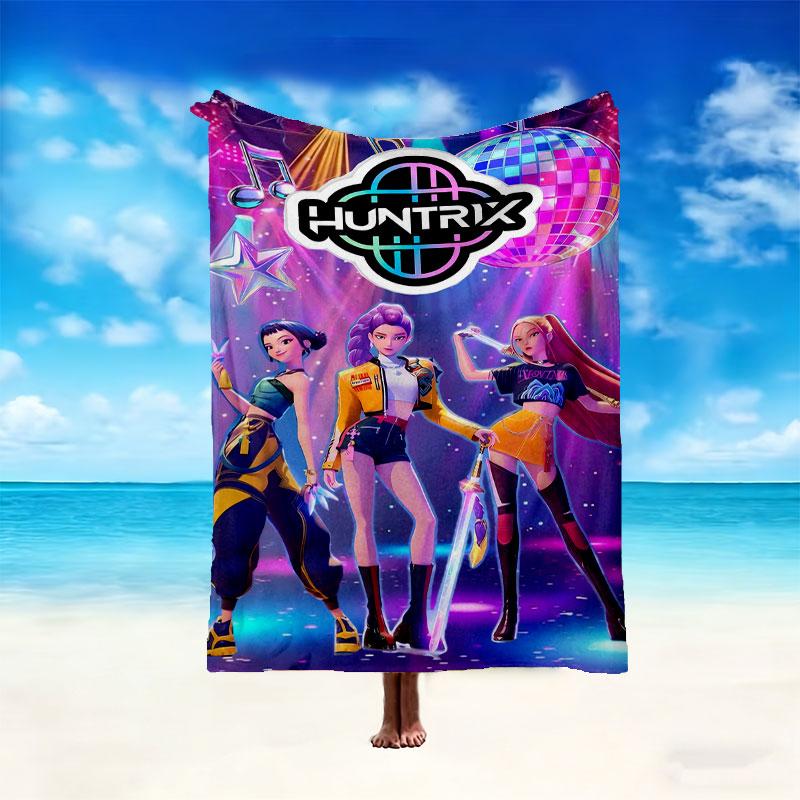 [Kpop Demon Hunters Blanket] Creative Blanket for Women Men Family Friend on Birthday Mothers Fathers Day Valentines Day