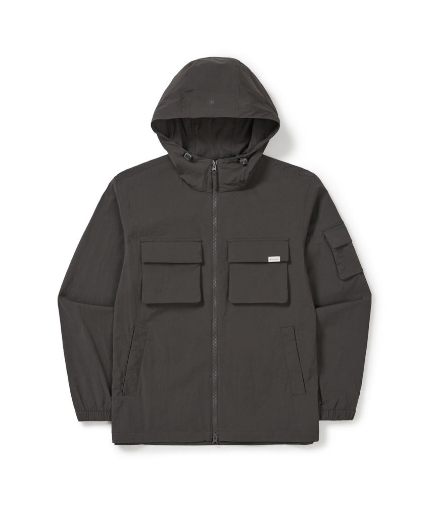 Ветровка Snowpeak Apparel Root Out с карманами (S26Mmrwb60) Шоколадно-хаки