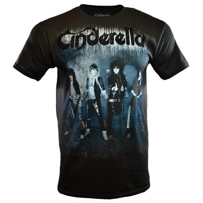 CINDERELLA Мужская футболка 80-х Рок-группа Музыкальный концерт Тур Live Металл НОВИНКА Высококлассная Роскошная Подходит и для Мужчин, и для Женщин Топ Y2k