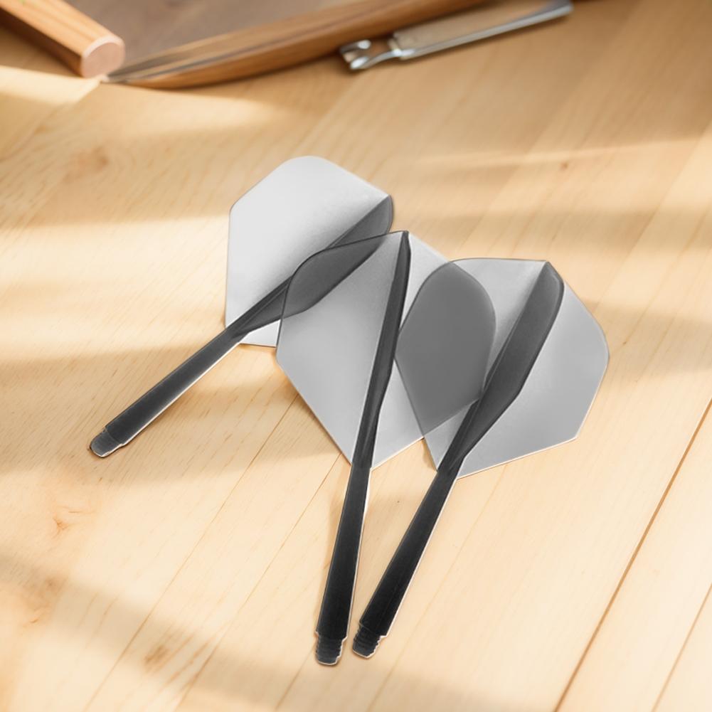 3 шт. Интегрированные дротики и древки Защита от падения Прозрачный хвостовик дротика Интегрированные древки и оперение Пластик