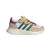 Adidas Originals Retropy F2 Anti-Slip Wear-Resistant Low-Top Kids Lifestyle Shoes White Green Light Umber Kids' JR7989