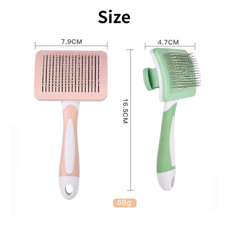 Pet Hair Shedding Comb Dog Cat Brush Grooming Long Hair Indoor Cats Brush Hair Remover Cleaning Beauty Slicker Pet Supplies