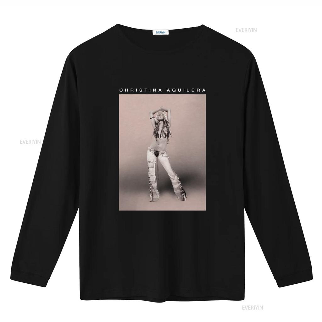 Christina Aguilera Super Star Heavy Cotton Black Xs 5xl T Shirt 2a352 Vintage Washed Soft Fashion Slightly Stretched Versatile