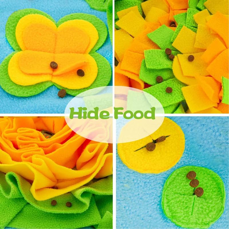 Interactive Snuffle Mat Dogs Cats - Plush Foraging Toy Mental Stimulation Slow Feeding