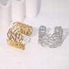 Tree Branch Pattern Metal Opening Bangle Armlet Women's Wrist Jewelry Coral Design Bracelet  Girls