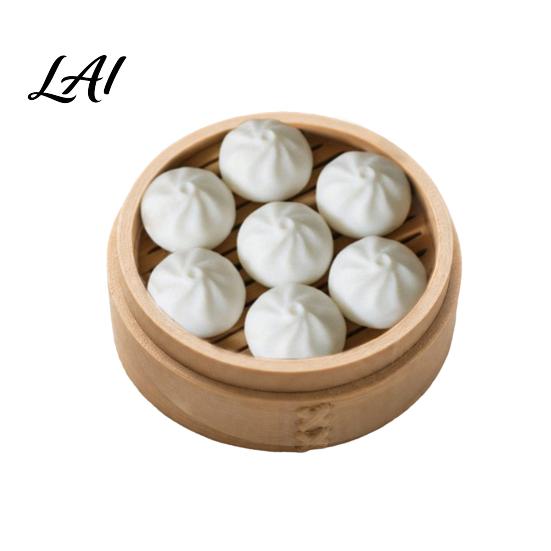 Magnetic Fridge Decoration Simulated Dumpling Steamer Refrigerator Magnet Fake Steamed Bun Kitchen Magnet Decorative for Whiteboard Locker Door Food
