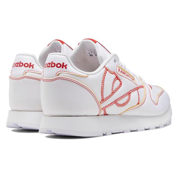 Reebok Kanghyuk x Classic Leather Унисекс Белый Primal Red Черный GW1069
