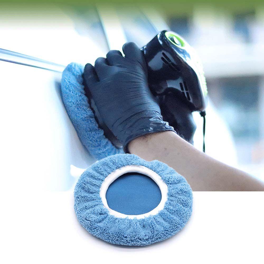 Polishing Terry Cloth Polishing Bonnet Buffer Pad Waxing Cloth Cover Waxing Bonnet Car Polisher Pad