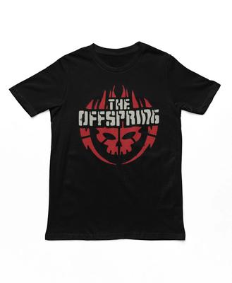 Мужская футболка The Offspring с логотипом-черепом, Классическая футболка в стиле Рок-н-ролл, Новая черная унисекс футболка