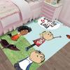 Charlie and Lola Printed Carpet, Rug for Office Chair Living Room Bedroom Kitchen Room Decor Gifts.