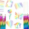 Rainbow Four-Color Pencil Set for Kids – Multi-Color Fun for Art and Prizes